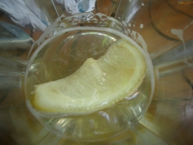 Lemon in Empty Pint 2