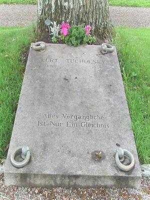 Das Grab von Kurt Tucholsky