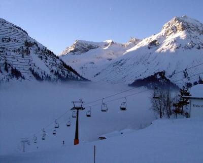 Morgends in Lech am Arlberg