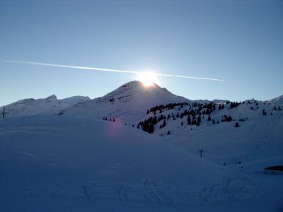 Sonnenuntergang am Arlberg