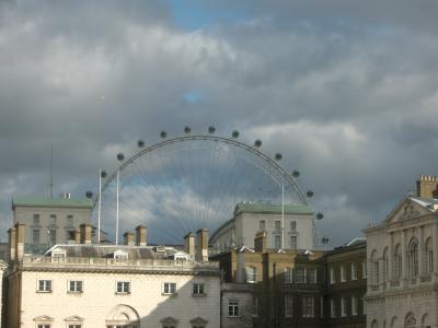 London Eye vom Park aus