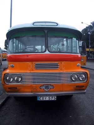 maltesischer Bus von Vorne