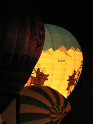 Ballonglühen im Illerstadion Kempten