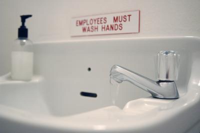 Employees must wash hands....