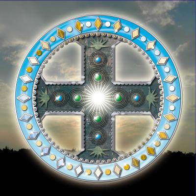 Mystisches Kreuzsymbol