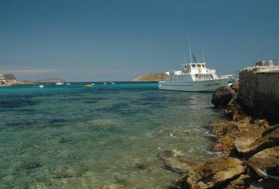 Fähre im Hafen Ibiza