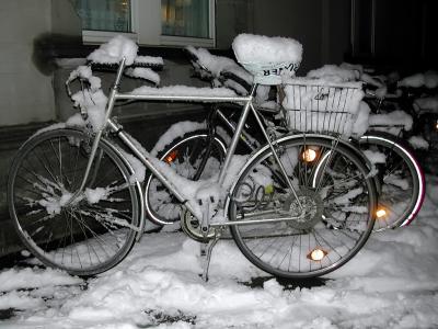 Fahrräder im Winter (1)