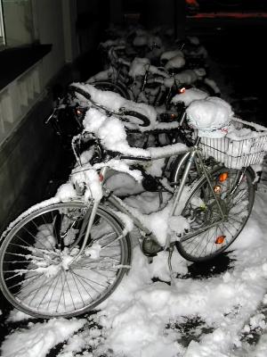 Fahrräder im Winter (2)