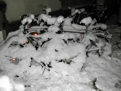 Fahrräder im Winter (3)