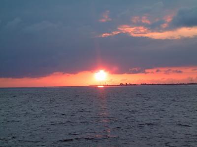 Sonnenuntergang Elbe