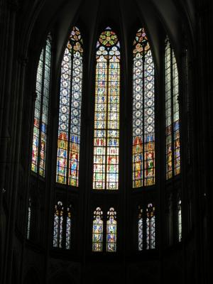 Die prächtigen Fenster des Kölner Doms