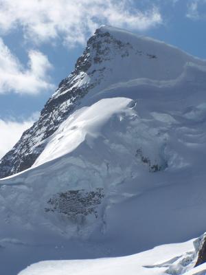 Eis und Schnee auf dem Jungfraujoch