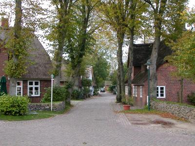 Straße in Nieblum (Föhr)