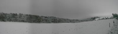 Panorama Winter im Odenwald