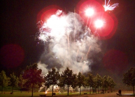 Kleines Feuerwerk