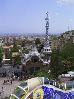 Pavillon im Park Güell