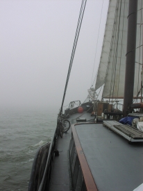 Nebel auf dem Meer