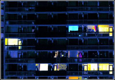 windows at night