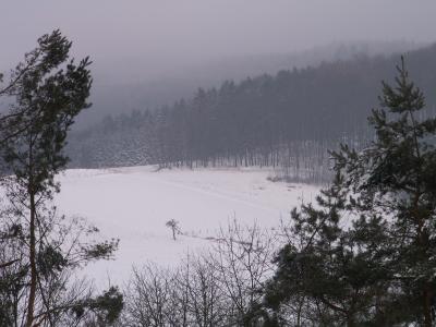 ein Teil Schneelandschaft