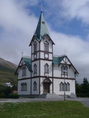 ISLAND KIRCHE HUSAVIK