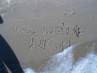 Liebe im Sand