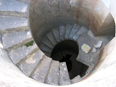 gestörte Wendeltreppe