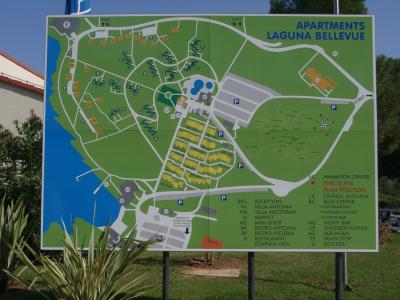 APARMENTANLAGE  LAGUNA BELLEVUE ÜBERSICHT POREC