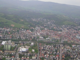 LUFTAUFNAHME von Bensheim