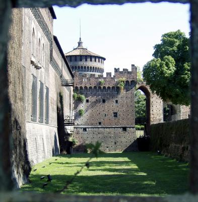 Burggraben Castello Sforza Mailand