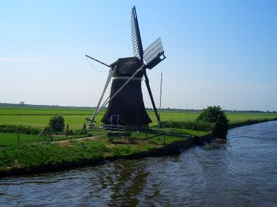 Eine typische Hollandmühle