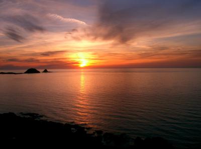 Sonnenuntergang ... Korsika