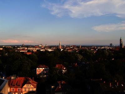 Braunschweig im Sonnenuntergang