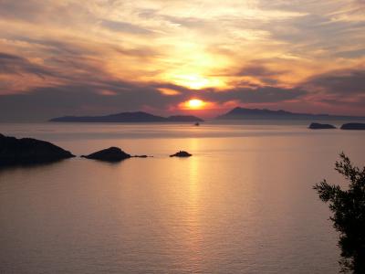 Sonnenuntergang im Ionischen Meer
