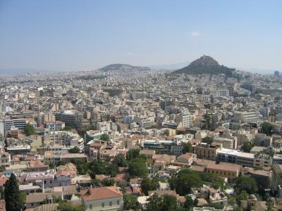 Blick von der Akropolis auf Athen 1