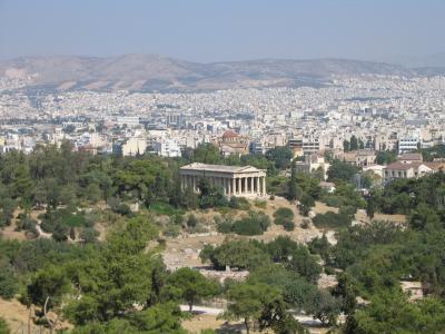 Blick von der Akropolis auf Athen 3