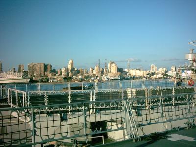 Im Hafen von Alexandria