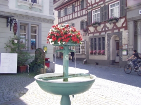 Malerischer Brunnen