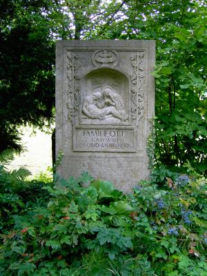 Grabstein auf Miltenberger St-Laurenzius Friedhof