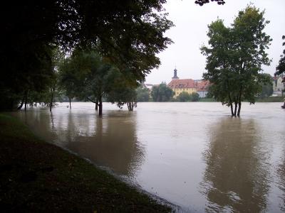 Regensburg im Hochwasser