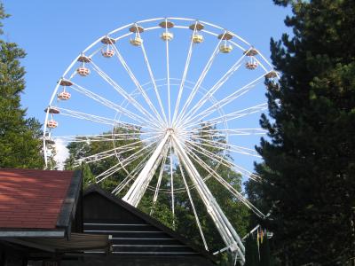 Riesenrad im Wald