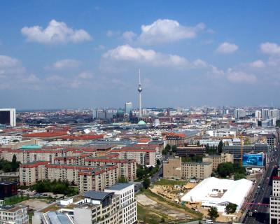 Blick über Berlin zum Fernsehturm