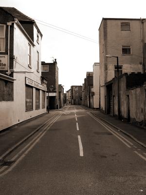 Straße in Blackpool
