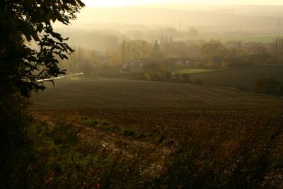 Herbst überm Dorf