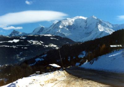 Mont Blanc und Aiguille du Midi (aus meinem Archiv)