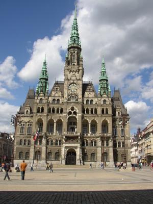 Rathausplatz in Liberec