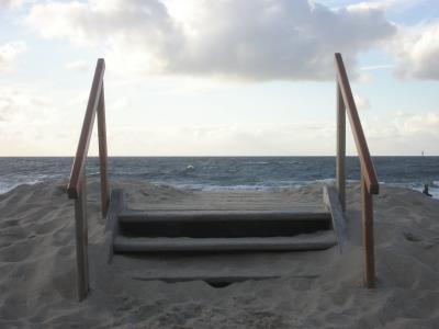 Treppe am Strand