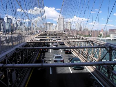 Verkehr auf der Brooklyn Bridge