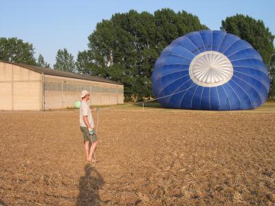 Ballon an der Leine