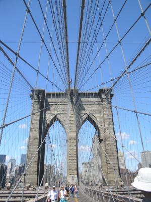 Westpfeiler der Brooklyn Bridge