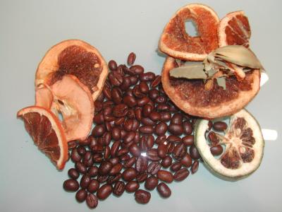Kaffee trifft Orangen